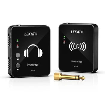 Lekato Wp-10 2.4 G Безжични слушалки на Монитора, акумулаторна батерия и предавател приемник M-Vave M8 акумулаторна стерео на моно запис на телефона