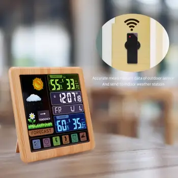 Преносим цифров температурен влагомер, четырехуровневый термометър със закъснение прогнозата за времето за дома/на закрито /на открито