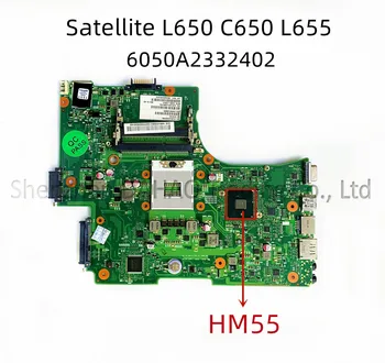 Лаптоп Toshiba Satellite L650 L655 дънна Платка с чипсет HM55 DDR3 6050A233241 6050A2332402-MB-А02 V000218010 V000218080