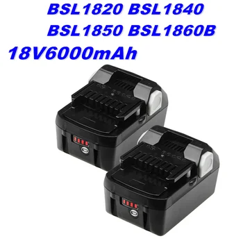 18 В 4Ah 6Ah Литиево-Йонна BSL1830B Сменяеми батерии за HITACHI BSL1820 BSL1840 BSL1850 BSL1860B Батерии за Лаптопи