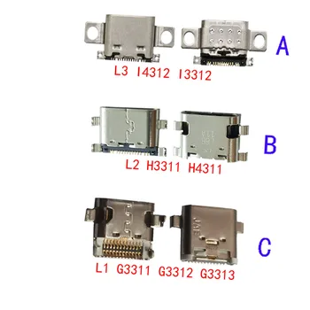 10 бр. Тип C Usb Зарядно Устройство за Зареждане на Портове И Конектори Жак Зарядно устройство За Sony Xperia L3 I4312 I3312 L1 G3311 G3312 G3313 L2 H3311 H4311