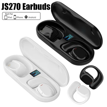 JS270 Bluetooth слушалка с костна проводимост, слухови апарати, безжични слушалки, окачени слушалки, музика, спорт сверхдлинной издръжливост