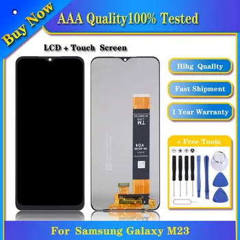 100% Тествани Оригинален LCD дисплей за Samsung Galaxy M23 SM-M236 с Дигитайзером в Пълно Сглобяване