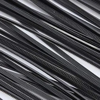 100 бр./опаковане. найлонови кабелни връзки 3 * 200 мм, самоблокирующиеся черни за битова техника, разнообразни от черна пластмасова тел с цип