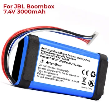 Актуализиран 100% оригинална маркова новост 30000 ма GSP0931134 01 батерия за JBL Boombox плейър високоговорител батерия номер за проследяване на батерията