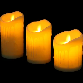 За многократна употреба лампи, декорация за дома, беспламенные електрически свещи, управлявани от Abs