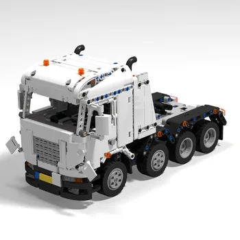 Класически MOC-17197 8x4 Тежкотоварни камиона (RC) 936 бр. Дизайн на камиона САМ Строителни Блокове Играчка, Подарък За Рожден Ден за Децата Коледен подарък