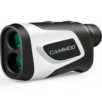 Лазерен далекомер за лов и измервания, 1100Y Далекомер за голф, с 6-кратно увеличение и Наклон, Вибросигнализация, за игри на голф