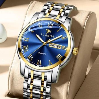 Тънки мъжки часовник 2023, най-луксозна марка, ръчни часовници за мъже, водоустойчиви часовници е от неръждаема стомана, Relogio Masculino