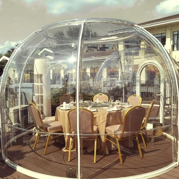 туристически дом с мехурчета, кристален стая, отворена прозрачна стъклена стая, стая за двойка, кръглата звездна хотелска стая