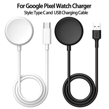 За Google Pixel Watch Кабел Type C Адаптер за Зарядно Устройство на Магнитен USB-Кабел За Зареждане на Google Pixel Watch Кабел за зареждане