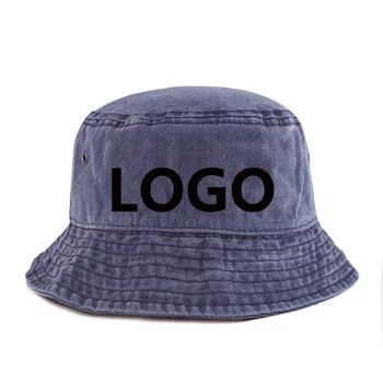 100% памук, реколта панама, мъжки спортни рибарска шапка Унисекс с индивидуално лого, панама шапки Gorro