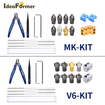Ideaformer MK/V6 Набор от инструменти за почистване на Игли за екструдер Ideaformer, Годни За работа При Висока температура За 3D-принтер CR10/На 3