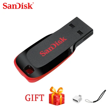 SanDisk USB Flash стик 64 gb 128 gb usb 2.0 CZ50 usb флаш памет от 16 gb, 8 gb memory stick флаш памет 32 gb оригиналния mini U-stick