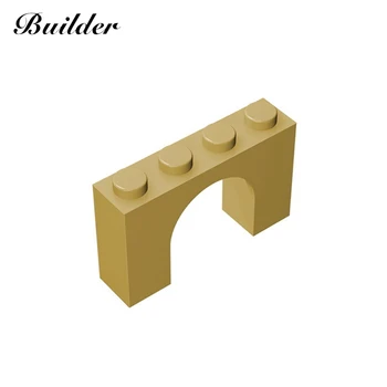 Строителни блокове 6182 Тухлена арка 1x4x2 изгибные плоча САМ резервни части 10 бр. Съвместими всички марки частици забавни играчки за деца