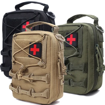 Тактическа чанта EDC Molle, медицинска чанта, чанта за оказване на спешна първа помощ, автомобили на пътна аптечка, чанта за спорт на открито, военна армията поясная чанта