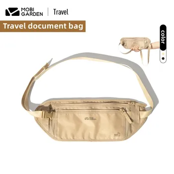 Поясная чанта МОБИ GARDEN за пътуване на открито, ежедневни лична поясная чанта, противоугонный многофункционален лек портфейл