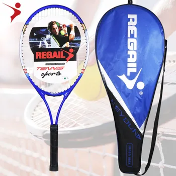 Regail Гореща продажба на тенис ракети 8802 27-инчов тенис ракета от алуминиева сплав за възрастни, младежи, начинаещи