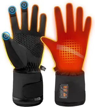 Акумулаторна ръкавици с топъл – сверхдлинные топли ръкавици за каране на сноуборд, разходки, катерене, бягане и колоездене