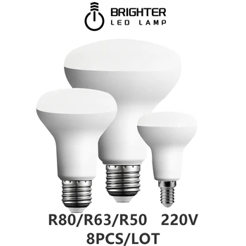 Led, показващи лампа за баня master lamp грибовидная лампа R50 R63 R80 220V E27 E14 6W-12W топла бяла светлина се използва в банята