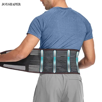 Колан за подкрепата на долната част на гърба, лек дишащ мрежест лумбална поддържащ колан за мъже /жени, за улесняване на болки в кръста при ишиас, плюс размер