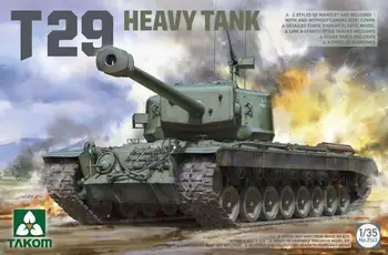 Комплект модел тежък танк Takom 2143 в мащаб 1/35 T29