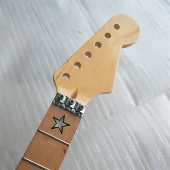 Лешояд електрически китари Maple ST, 22 прагчета, петзвезден инкрустация с лъскава стопорной орех