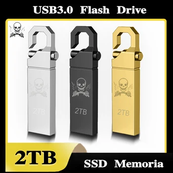 USB 3.0 ФЛАШ ПАМЕТ И 2 TB Диск, Флаш Устройство Безплатна Доставка и 2 TB Пръчка 1 TB Метален Адаптер Type-C SSD Memoria Водоустойчив Мини U Диск