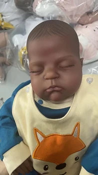 20 инча е вече боядисана, готова кукла Reborn Baby Remi Реалистична спящата детска 3D картина с по-видими венами директен доставка