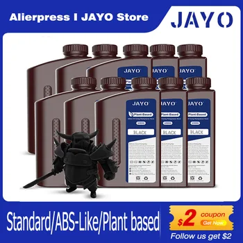 Стандартна смола JAYO/ABS-тип/ На растителна основа/За Промиване с вода 10 кг 395-405нм UV-Отверждаемая Фотополимерная Бързо Смола за LCD/DLP 3D принтер