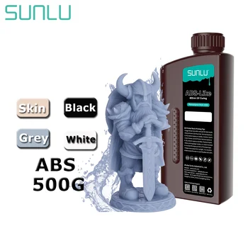 SUNLU ABS, 500 Г Фотополимерный 3D Принтер, Смола UV-Втвърдяване, Смола 405 nm, Нисък Миризма, Фотополимер с Висока Якост за Печат, на LCD дисплея