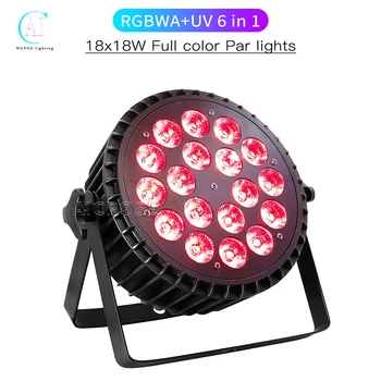 18x12 W RGBW/18x18 W RGBWA + UV 6 в 1 Led Par Алуминиева Лампа С Лампа DMX Управление на Професионални DJ Диско Обзавеждане Сценичното Осветление