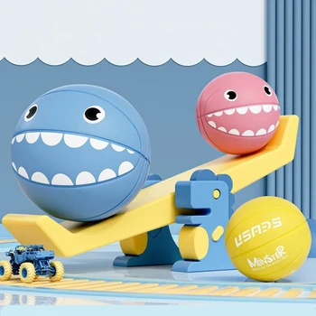 USARS Monster, гумена ракета, бита, детски еластична топка, играчки, специален тренировъчен баскетбол за деца, размерът на топката е 5