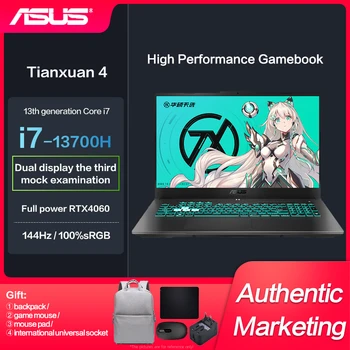 Нов Оригинален лаптоп за Игри Asus TUF4 Intel I7-13700H RTX4060, 15.6-инчов Лаптоп за Киберспортивных игри, IPS-екран 144 Hz