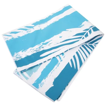 Плажни кърпи с принтом син цвят за банята за възрастни Обемна гъба от микрофибър Забавен големи годишният забавен