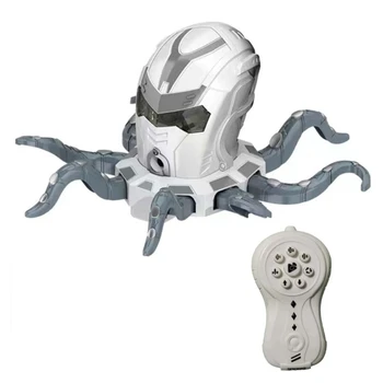 Електрическа играчка-октопод, звукова и светомузыкальная играчка за деца, робот с дистанционно управление
