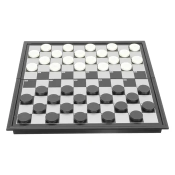 Пулове забавни играчки Класическа настолна игра е Детски център за подпори шах за възрастни Магнитна преносима сгъваема шахматна дъска с