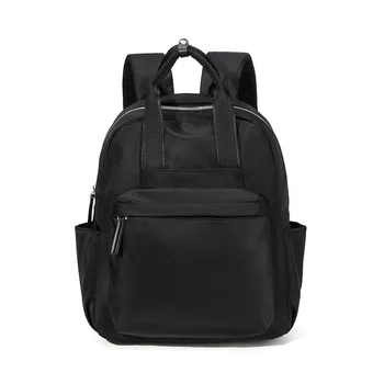 Дамски раници от мека естествена кожа, ежедневни пътна чанта през рамо, функционална раница, просторен училищен чанта C1914