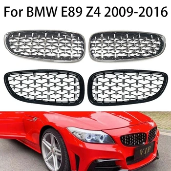 Актуализация на Автомобила Предната Бъбречна Решетка Скара Броня За BMW Z4 E89 2009-2016 Подмяна на авто аксесоари Сигналната Табела/Diamond Стил