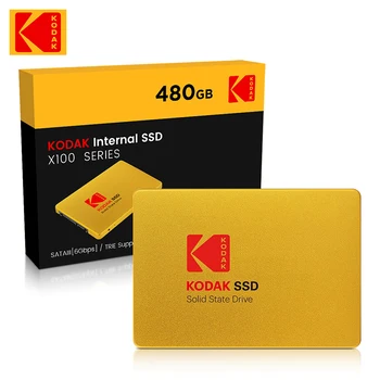 KODAK X100 2,5 ИНЧА SATA3 120 GB И 240 GB SSD Диск HDD SATA III 480 GB 960 Г Метален Вътрешен Твърд Диск За Преносим Компютър