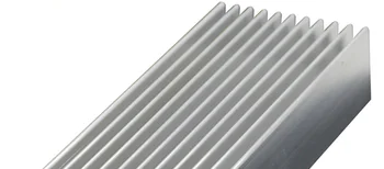 Радиатор от чист алуминий 450*40* 20 мм, алуминиев радиатор, mos-тръба, топлинна блок от алуминиева сплав, охлаждане на радиатора