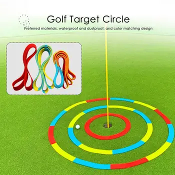 3 бр. пръстени цел за голф, кръг-цел за голф, тренировъчен кръг за голф, кръг-цел за голф, тренировъчен инструмент за стика за голф