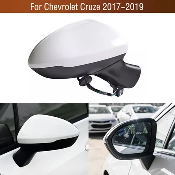 За Chevrolet Cruze 2017-2019 Крило, врата, странично огледало в събирането, рамка за огледала за обратно виждане, стъклена леща, указател на завоя, лампа