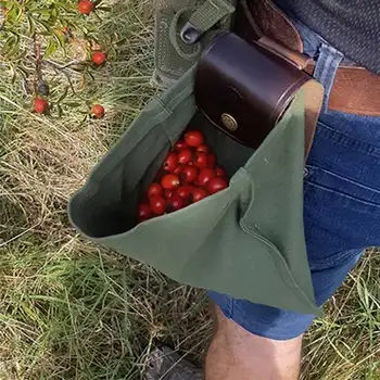 Кожена чанта, холщовая чанта за разходки, чанта за инструменти с цип на съвсем малък къмпинг на открито