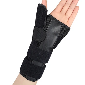Еластична превръзка за китката с Шиповидными гуми за палеца, Регулируема опора за китката за палеца при артрит, разтягане, Увреждане на сухожилие (на Лявата ръка)