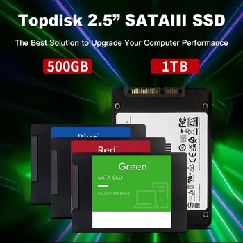 SSD Sata 1 TB И 2 TB Твърд Диск Sata3 2,5 Инча 4 TB SSD TLC 500 MB/s. Вътрешни Твърди дискове За Преносими компютри И Настолни компютри