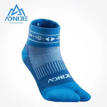 AONIJIE 2 двойки/, определени E4805 Спорт на открито, бягане раздел спортни резултати на обучение компресия възглавници два пръста чорапи ходене