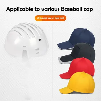 Пластмасова капачка във формата на миди, нов устойчив на удари дишаща шапка с отбойником, поставяне на пластмасово защитно подплата