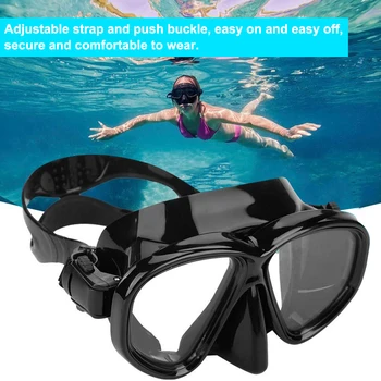 Професионални очила за плуване, гмуркане, гмуркане с шнорхел, стъклена маска за гмуркане, оборудване за водни спортове, закалени очила за гмуркане