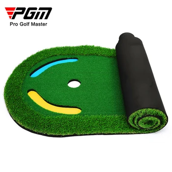 PGM Golf Изкуствено зелено тренировъчното одеало за мини-голф, комплект постелки за упражнения на закрито, подложка за голф високо качество